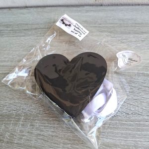 Heart Chalk Bunting with White Ribbon | 12 Hearts