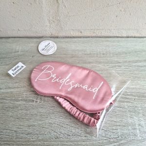 Pink Satin Eyemask | Bridesmaid