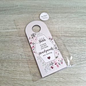 "Newlyweds Resting" Sign for Door
