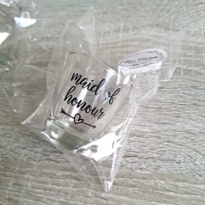 Tapered Shot Glass "Maid of Honour"
