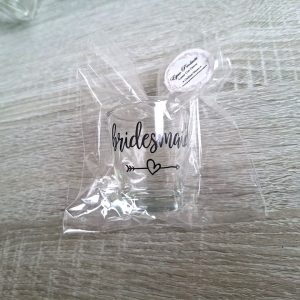 Tapered Shot Glass "Bridesmaid"