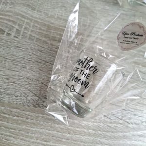 Tapered Shot Glass "Mother of the Groom"