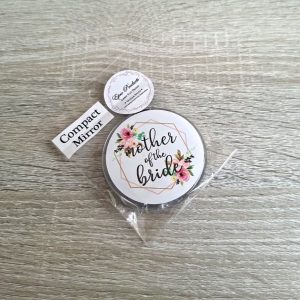 Clear Round Compact "Mother of the Bride"