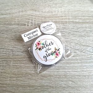 Clear Round Compact "Mother of the Groom"
