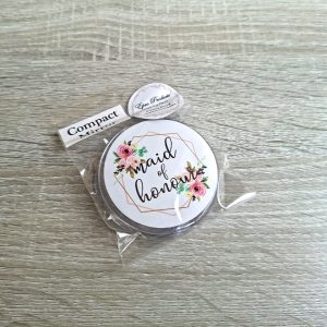 Clear Round Compact "Maid of Honour"