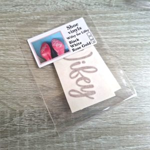Rose Gold Shoe Vinyl "Wifey for Lifey"