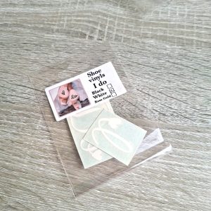 White Shoe Vinyl "I Do"