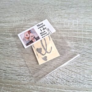 Black Shoe Vinyl "I Do"