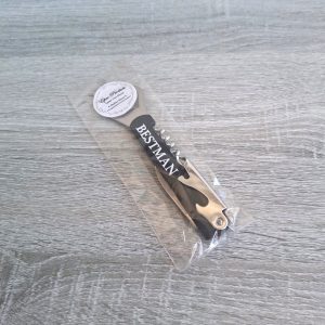 Black Bottle Opener "Bestman"