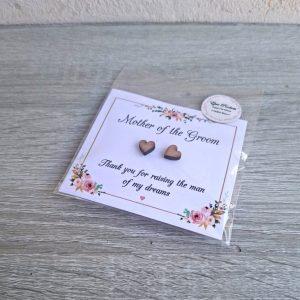 MDF Heart Earrings