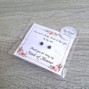 Black Cluster Studs