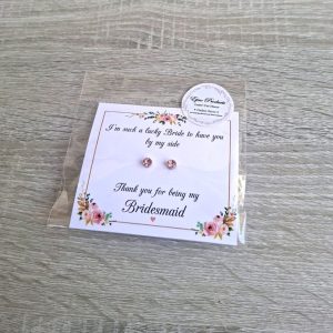 Pink Stone Studs